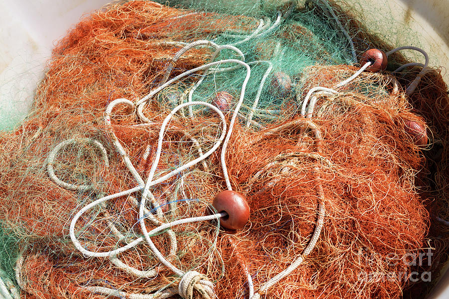 Fishing Nets in Positano Italy Photograph by John Rizzuto