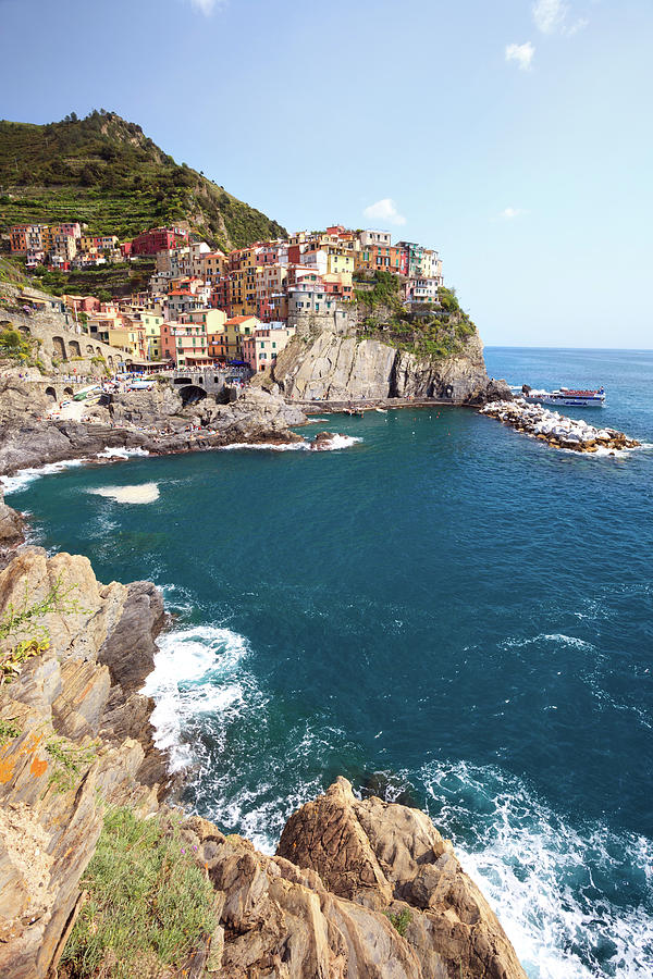 Fishing Village, Cinque Terre Photograph by Matteo Colombo
