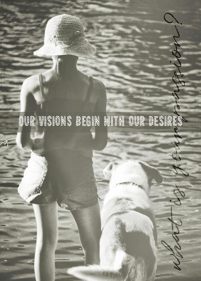 FISHING WITH THE PUP quote Photograph by JAMART Photography