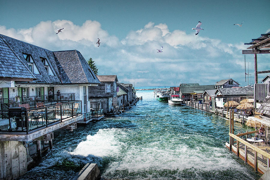 Fishtown in Leland Michigan Photograph by Randall Nyhof