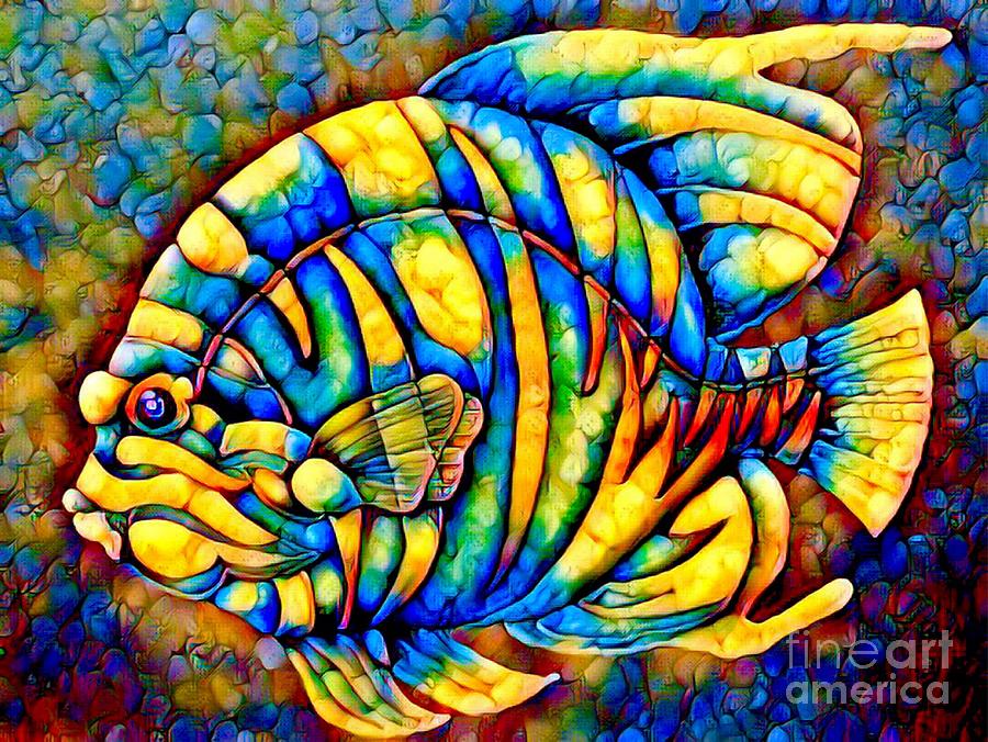 Fishy Fishy Fishy Drawing by Breena Briggeman | Fine Art America