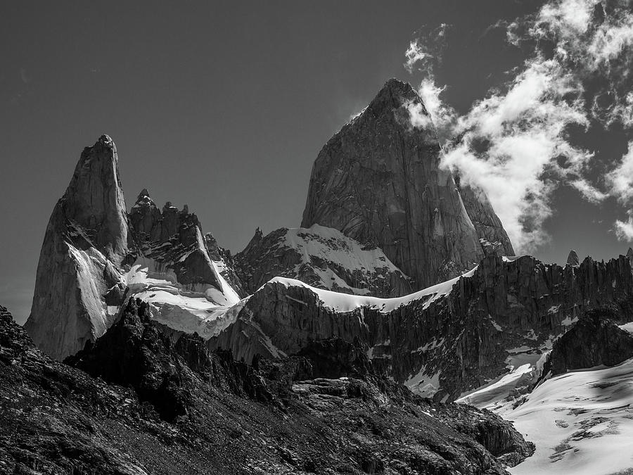 Fitz Roy and Poincenot Photograph by Lucas Mann - Fine Art America