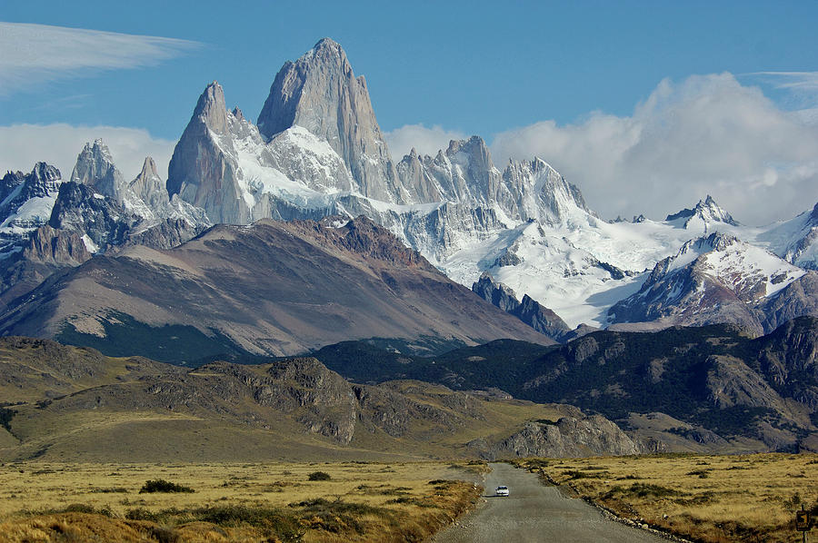 Fitz Roy, Mountain, Patagonia Digital Art by Heeb Photos