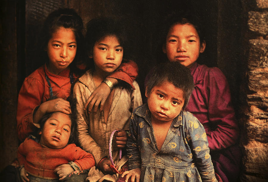 Five Children Photograph by Bror Johansson