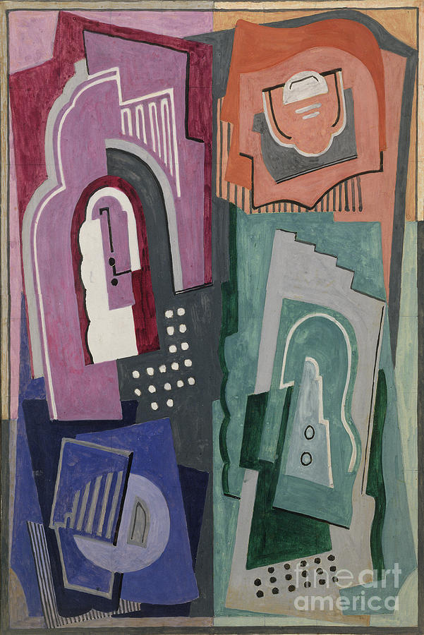 Five Element Composition, C.1929 Painting by Mainie Jellett