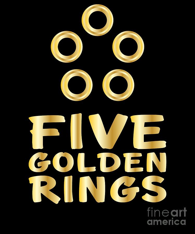 Five Golden Rings 12 Days Of Christmas