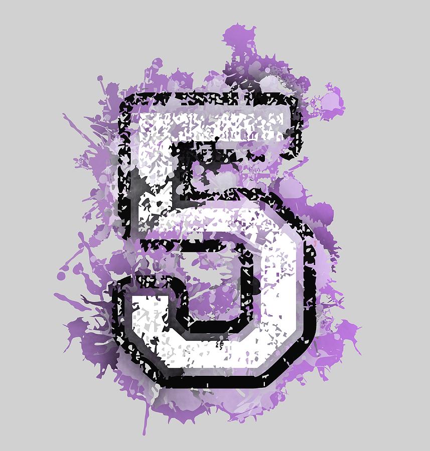 Five over violet stain by Alberto RuiZ Five over violet stain by Alberto RuiZ