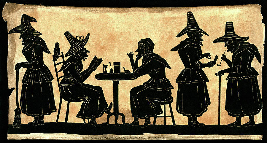 Five Witches Painting by Unknown