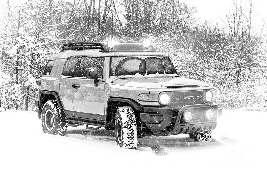 Winter Photograph - Toyota FJ Cruiser Snowbound by Jt PhotoDesign