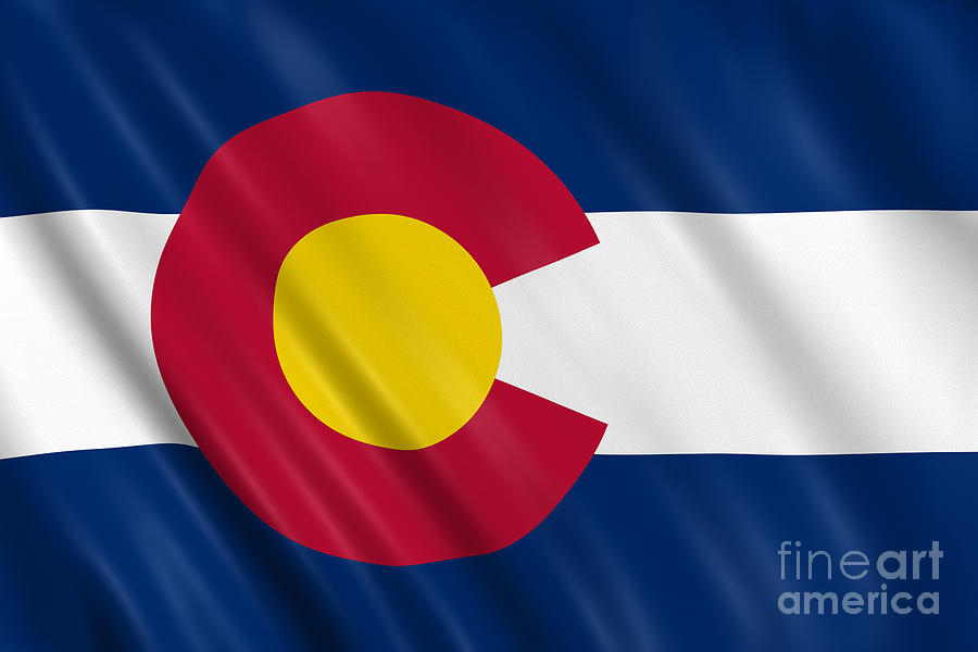 Flag Of Colorado Photograph by Visual7