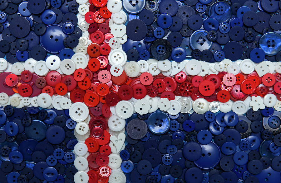 Flag Of Iceland Photograph by Lisa Stokes