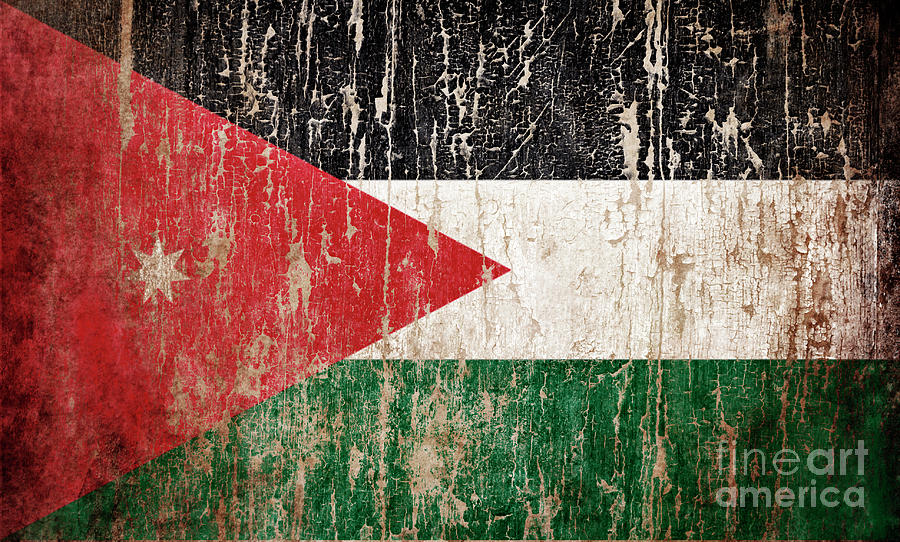 Flag of Jordan Photograph by Jelena Jovanovic