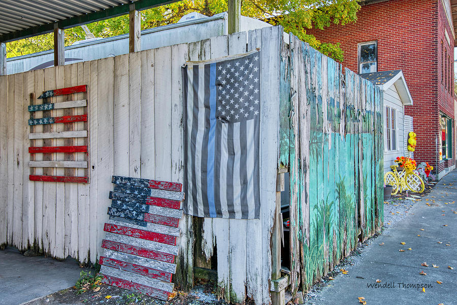 Flag Wall Photograph by Wendell Thompson