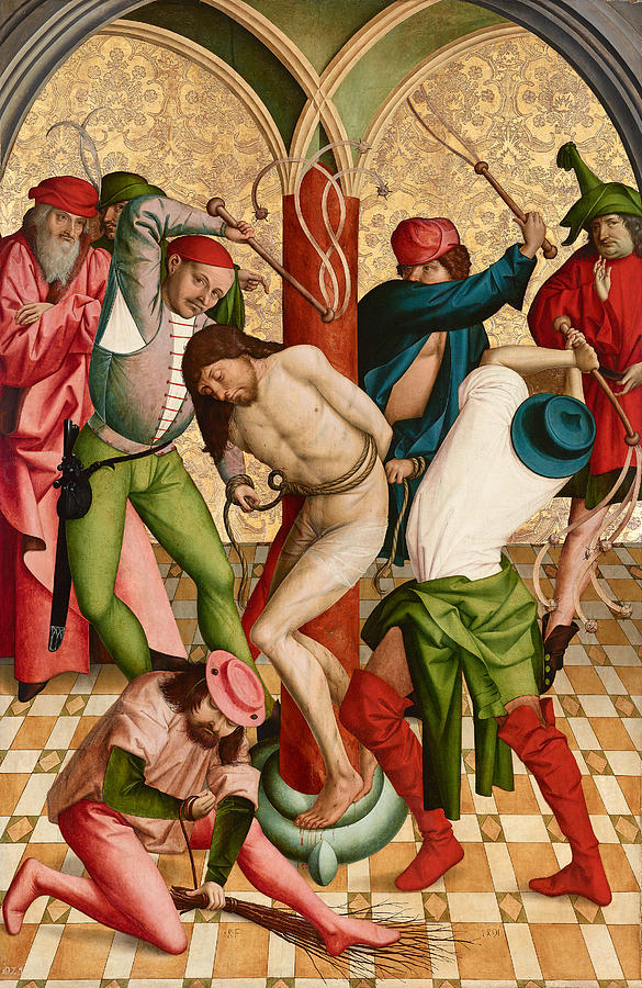Flagellation of Christ Painting by Rueland Frueauf the Elder