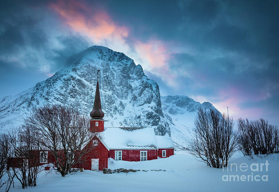 Flakstad Kirke Photograph by Inge Johnsson
