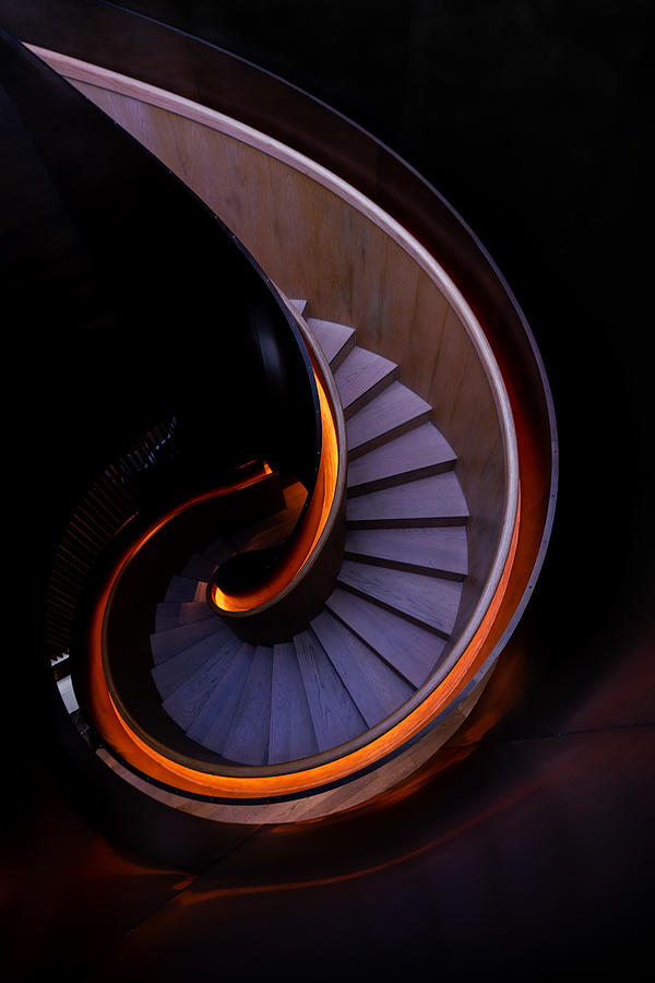 Flame Winding Stair Photograph by Spider