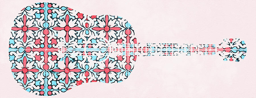 Flamenco Guitar - 02 Painting by AM FineArtPrints