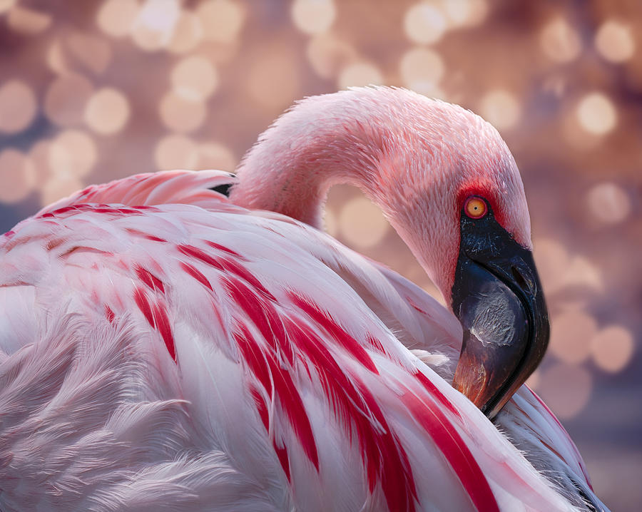 Flamingo At The Zoo Photograph by Ed Esposito