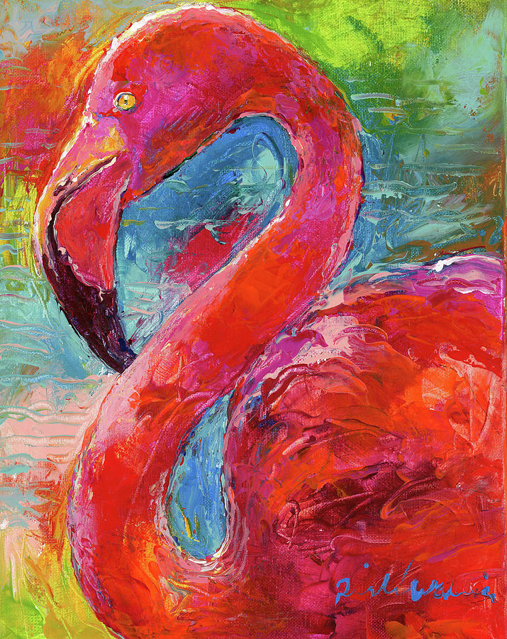Flamingo Painting - Flamingo by Richard Wallich