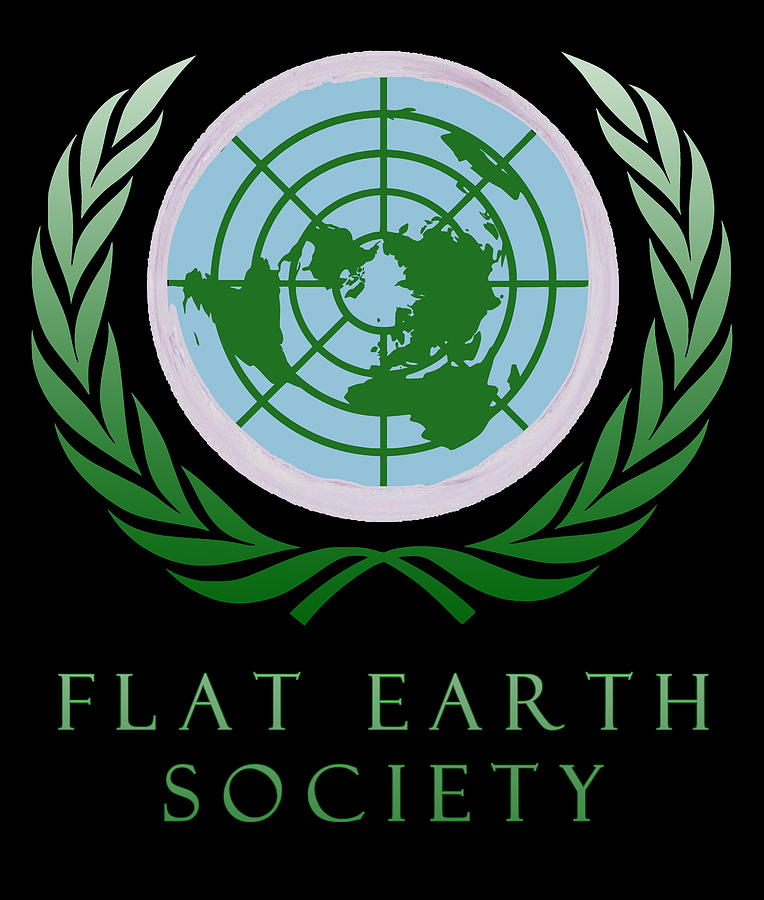 flat earth society symbol flagge