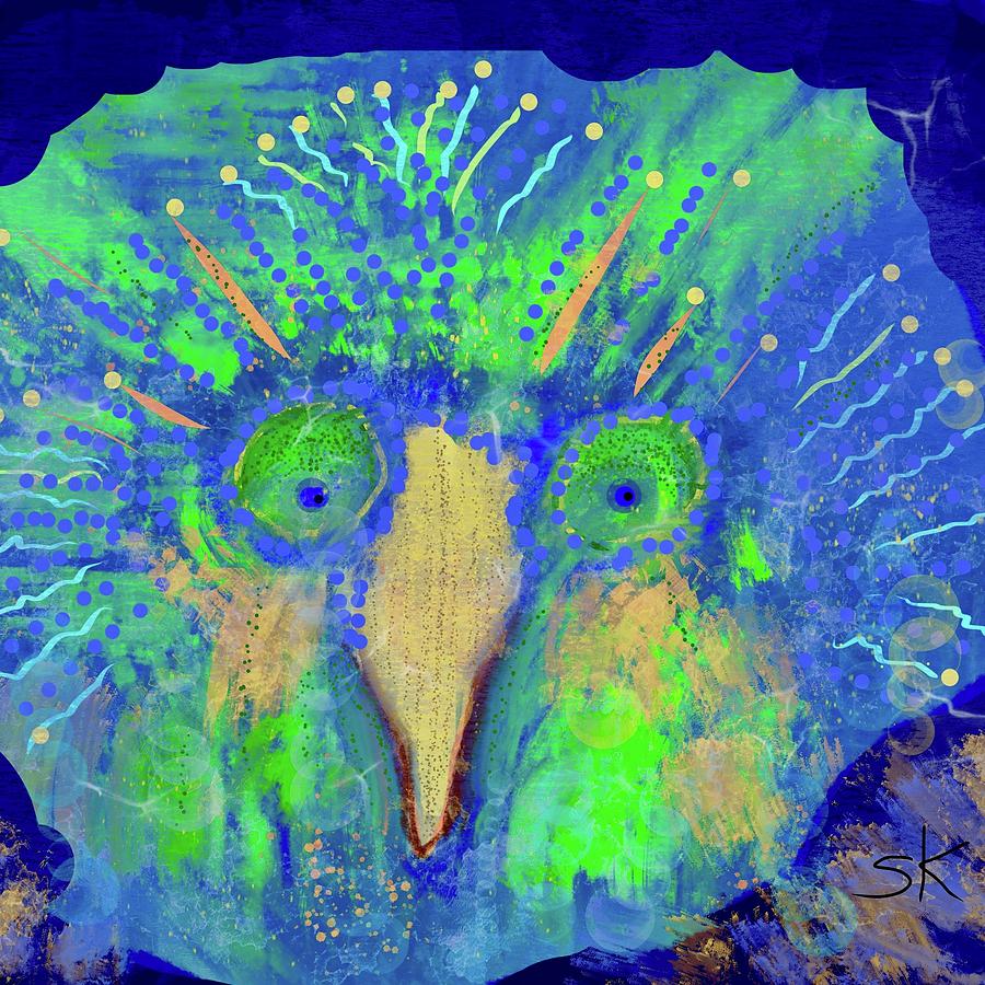 Flat Face Fish-Owl by Sherry Killam Flat Face Fish-Owl by Sherry Killam