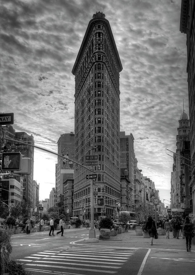 New York City Photograph - Flat Iron Hrd 1 by Chris Bliss