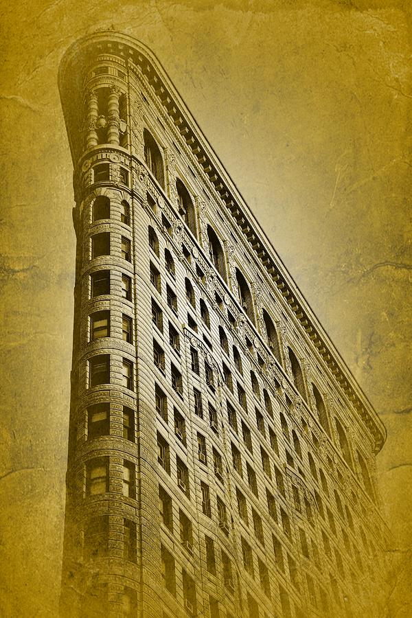 Flatiron Building Vintage Style Nyc Landmark Photograph