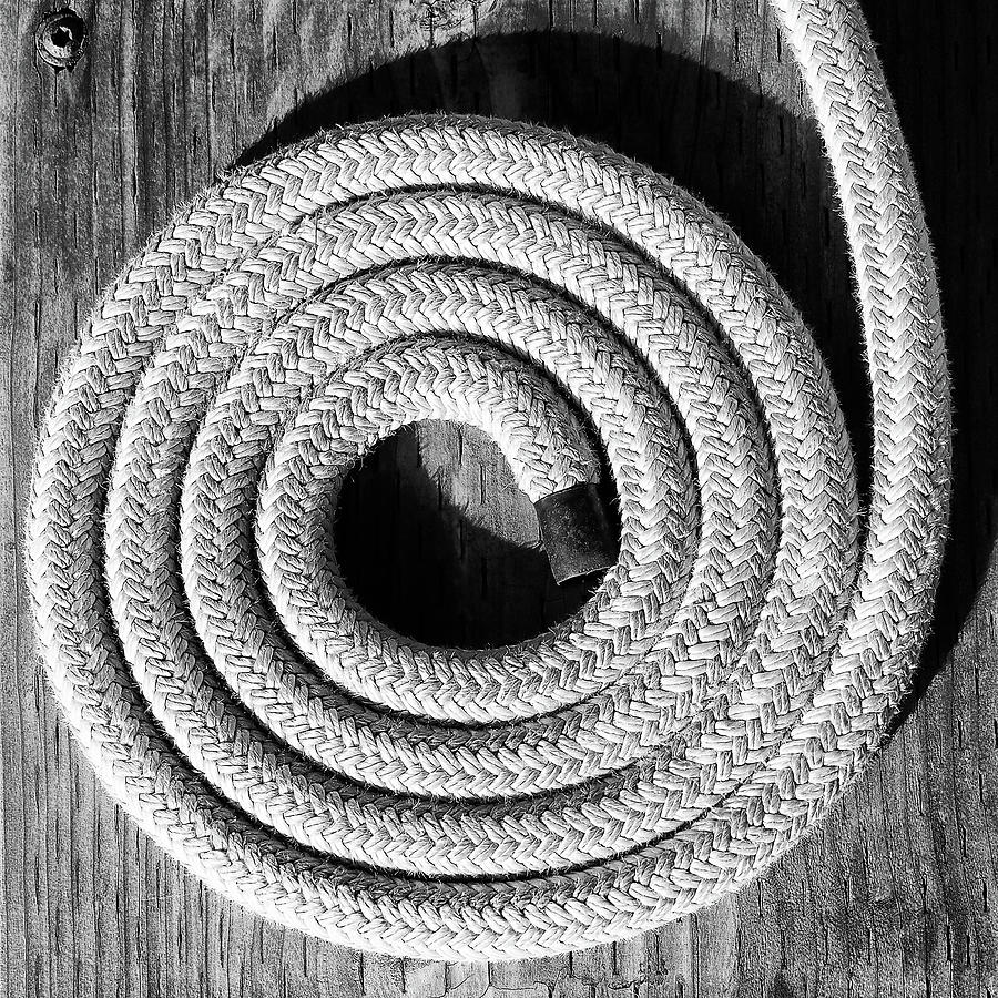 Flemish Flake Rope Coil Art Photograph
