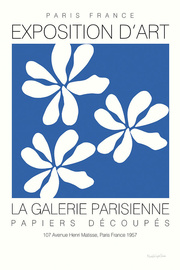 Flower Painting - Fleurs De Matisse I by Mercedes Lopez Charro