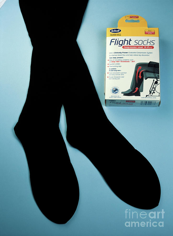 Flight Socks For Dvt Prevention Photograph by Cordelia Molloy/science Photo  Library - Fine Art America
