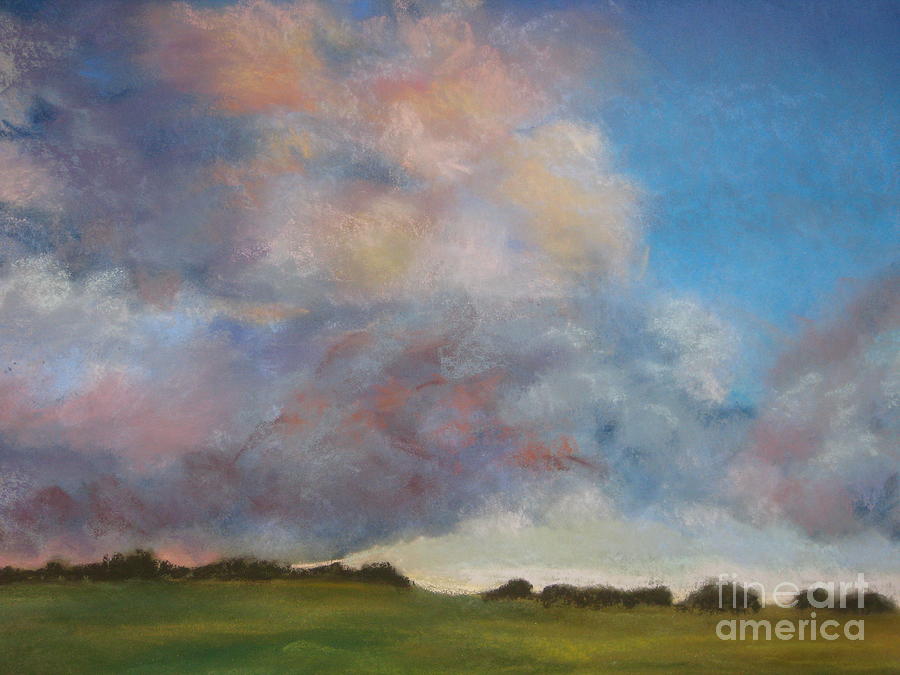 Flint Hills Sunset Painting by Constance Gehring