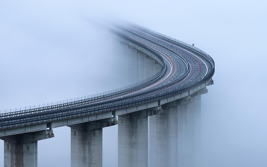 Architecture Photograph - Float On Mist by Riccardo Lucidi