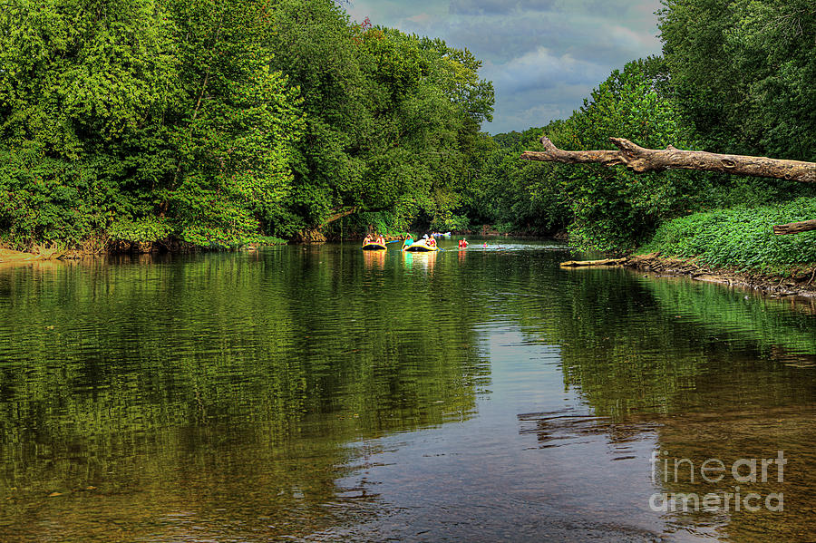 Travel Photograph - Float Trip by Larry Braun Travel Photograph - Float Trip by Larry Braun