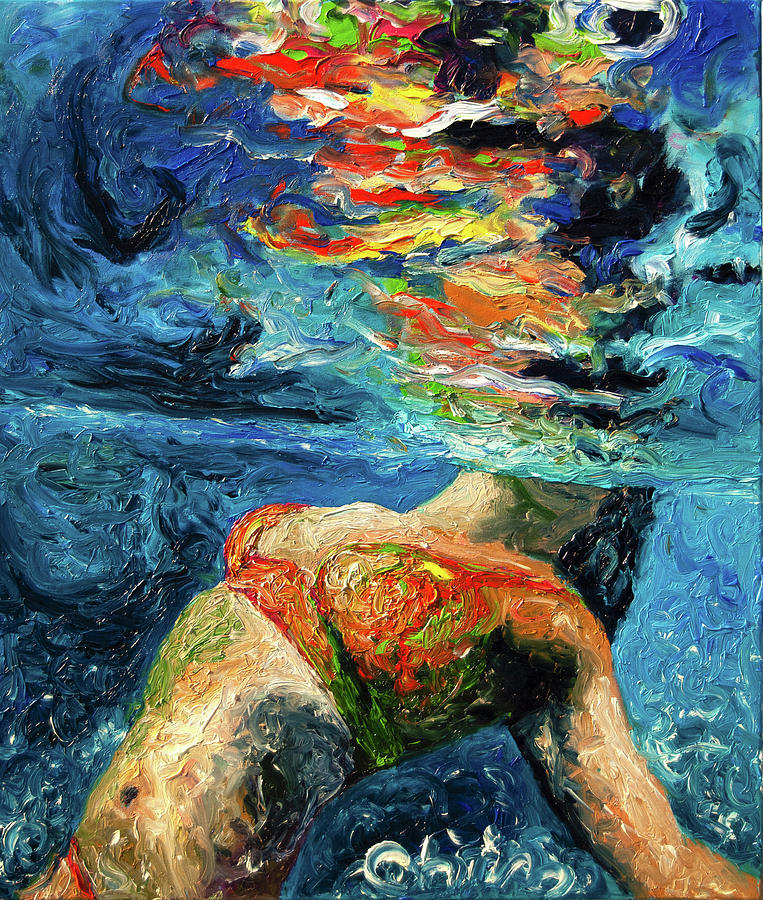 Floating in silence Painting by Chiara Magni