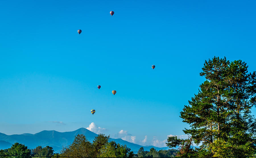 Sky Photograph - Floating by Ric Schafer Sky Photograph - Floating by Ric Schafer