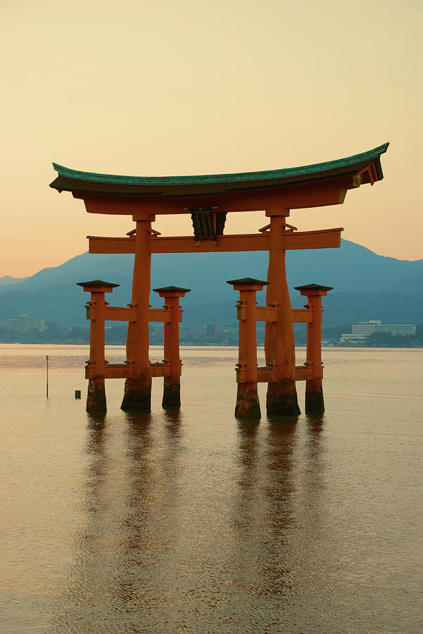 Floating Torii At Itsukushima Shrine At Photograph by Craig Pershouse ...