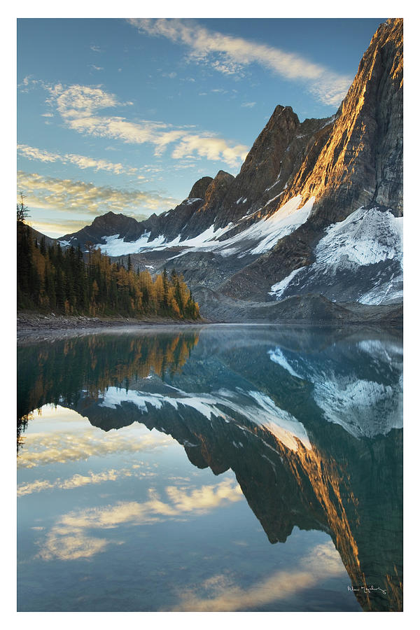 Abstract Photograph - Floe Lake Reflection II by Alan Majchrowicz