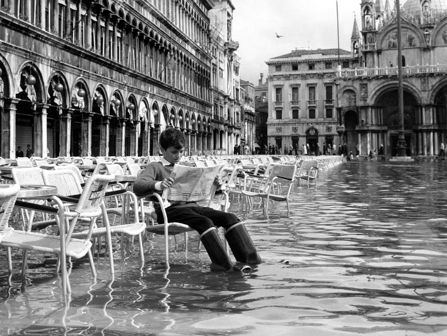 Flood In Venice, 1961 Photograph by Keystone-france