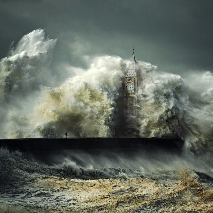 Flood Digital Art by Zoltan Toth