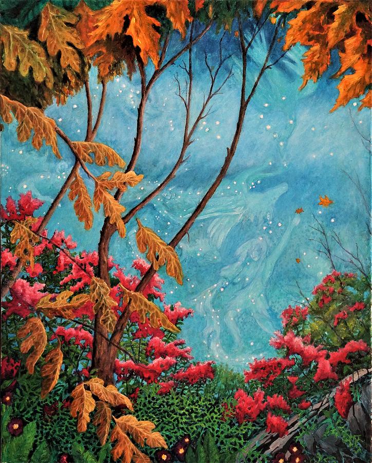 Fall Painting - Flora by Matt Konar