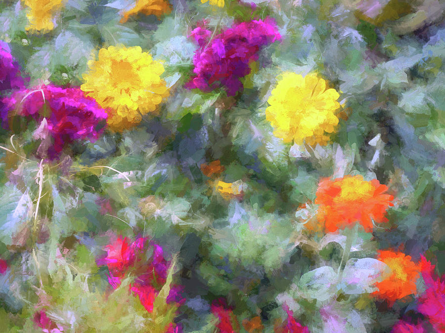 Flower Digital Art - Floral Art 32 by Tina Baxter