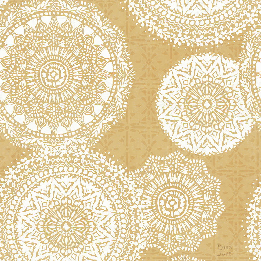 Pattern Mixed Media - Floral Chic Pattern IIif by Dina June