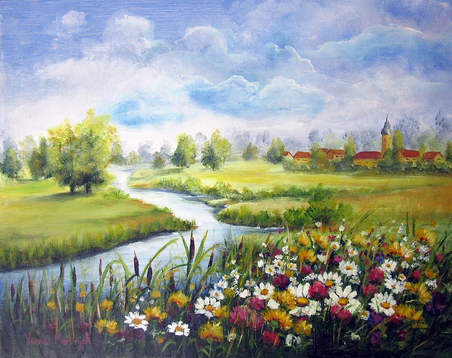 Floral Country Painting