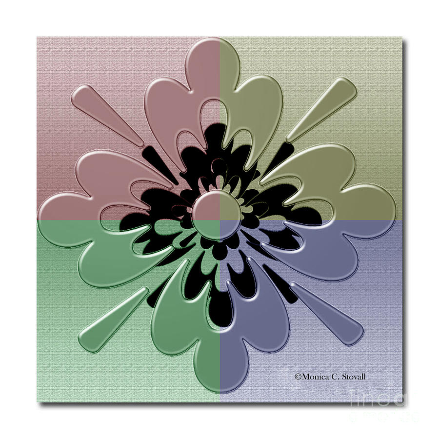 Floral Design N Gold Multihue by Monica C Stovall Floral Design N Gold Multihue by Monica C Stovall