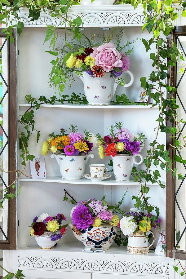 Floral Dresser Photograph by Tim Gainey