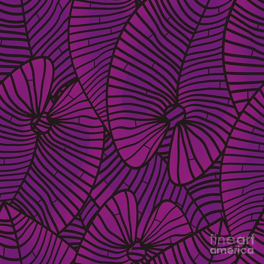 Curl Digital Art - Floral Seamless Background by Andrey Burmakin Curl Digital Art - Floral Seamless Background by Andrey Burmakin