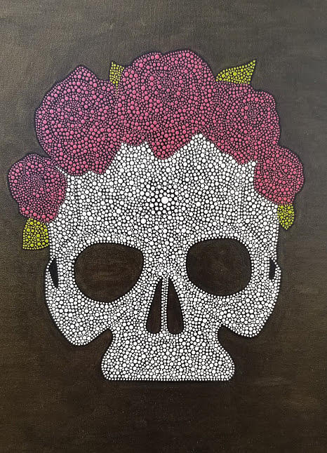 Floral Skull by KRISTIN MCDONNEL Floral Skull by KRISTIN MCDONNEL