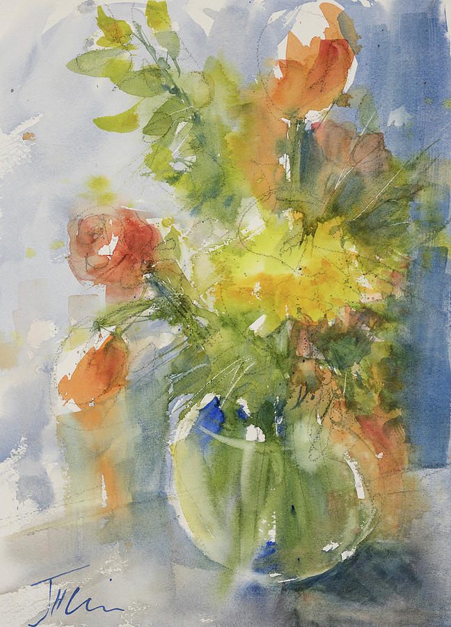 Floral Still life Painting by Judith Levins