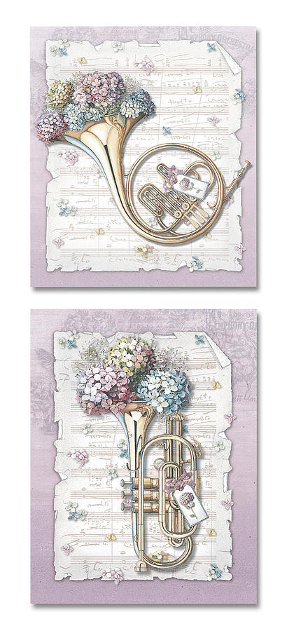 Music Painting - Floral Symphony by Lisa Audit