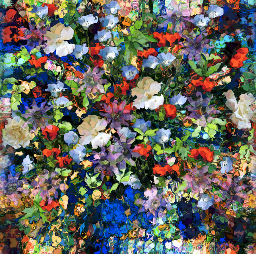 Floral Symphony Painting by Natalie Holland